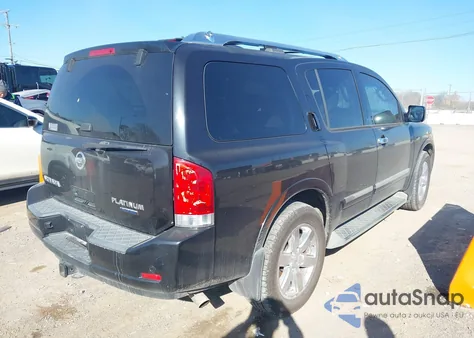2010 Nissan Armada Platinum z USA, uszkodzony, nr VIN 5N1BA0NF4AN603388
